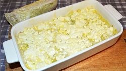 Chinakohl-Auflauf mit Schafskäse