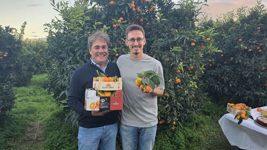 David Baumann mit Angelo Minisci