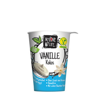 Produktfoto zu Kokosjoghurt Vanille MLML