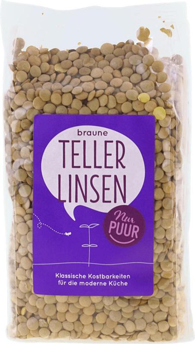 Produktfoto zu Linsen braun Teller NPU