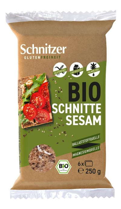 Produktfoto zu w-Sesambrot glutenfrei 250g