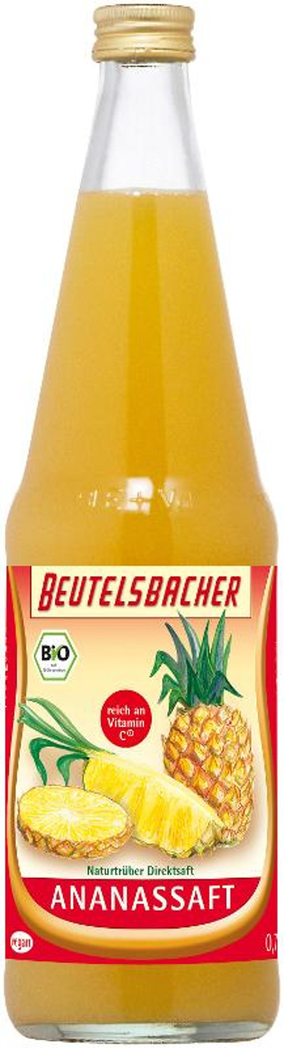Produktfoto zu Ananassaft 0,7l