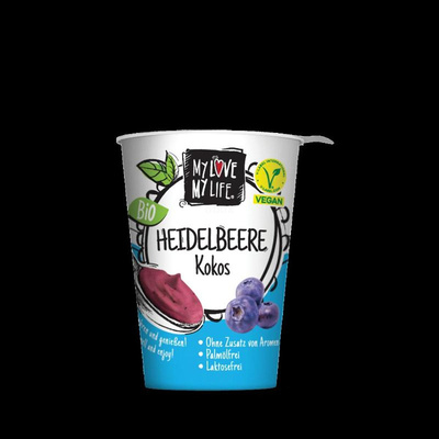 Produktfoto zu Kokos Jogh.Heidelbeer 180g