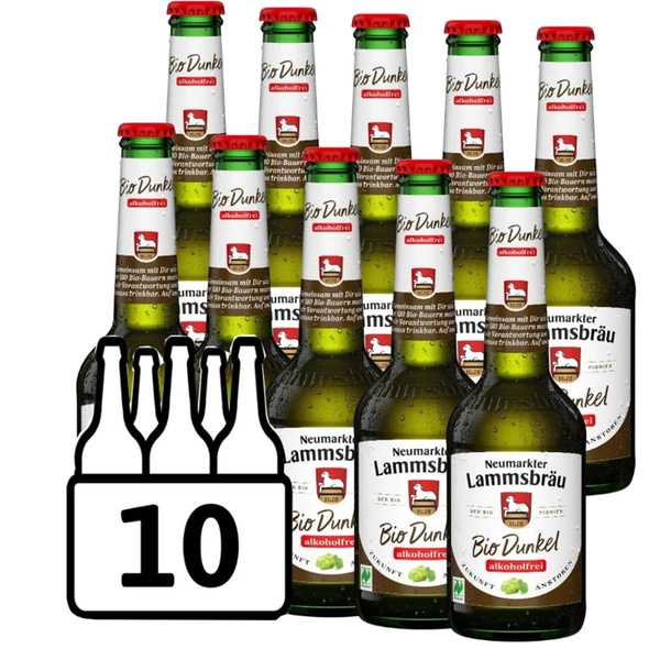 Produktfoto zu BIER Dunkel Alkoholfrei 10x33l