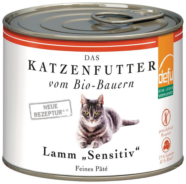 Produktfoto zu a-nassfutter Katze Lamm 200g