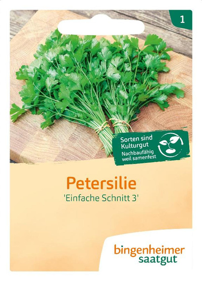 Produktfoto zu Saatgut Petersilie, glatt