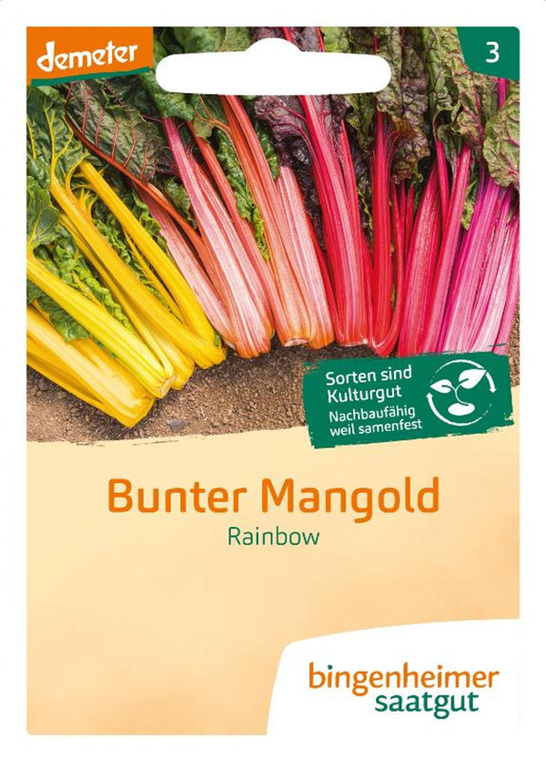Produktfoto zu Saatgut Mangold Rainbow