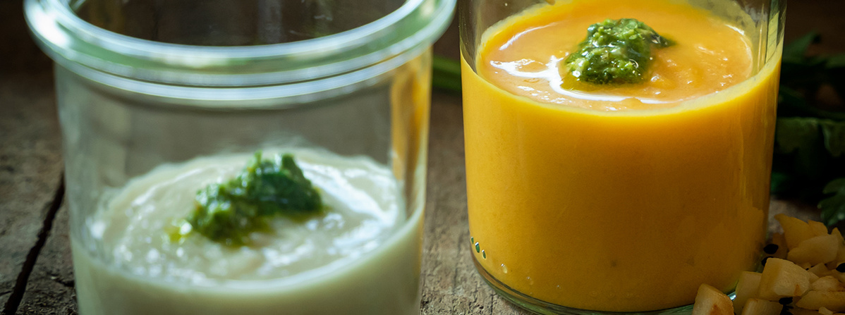 Pastikanken- und Karottensuppe