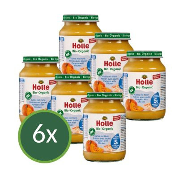 Produktfoto zu Glas Kürbis-Huhn 6x190g