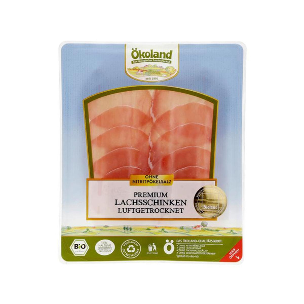 Produktfoto zu Premium LACHS Schinken luftgetrocknet