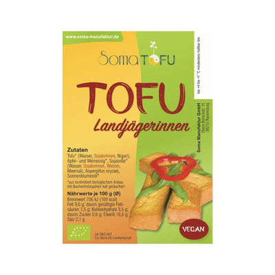Produktfoto zu Landjägerinnen ca. 220g, Tofusnack von Somatofu