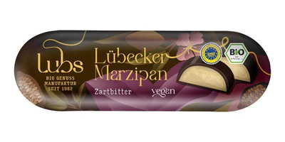 Produktfoto zu Marzipanbrot Zartbitter Rohrohrzucker 50g
