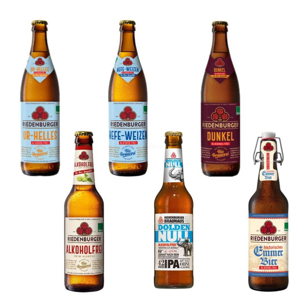 Produktfoto zu Riedenburger Bier 6er Mix alkoholfr.