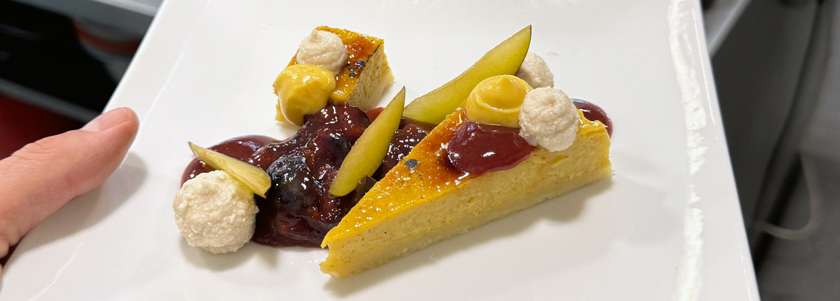 Karamellisierte süße Kürbis-Quiche