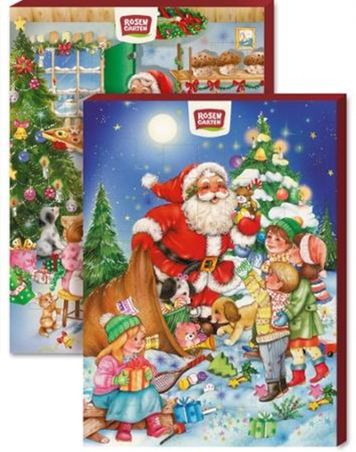 Produktfoto zu Adventskalender, Motiven aus leckerer Vollmilchschokolade