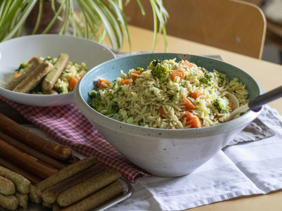 Nudelreissalat Hanf und Heimat