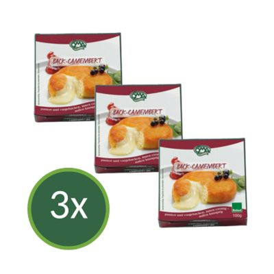 Produktfoto zu Backcamembert 3er-Pack