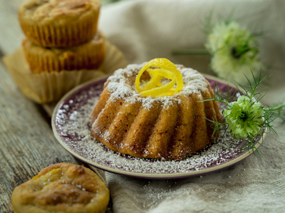 Pastinaken-Zitronen-Muffins