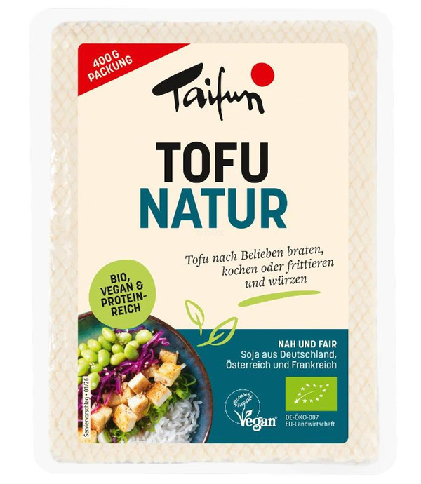 Produktfoto zu Tofu natur 400g Taifun