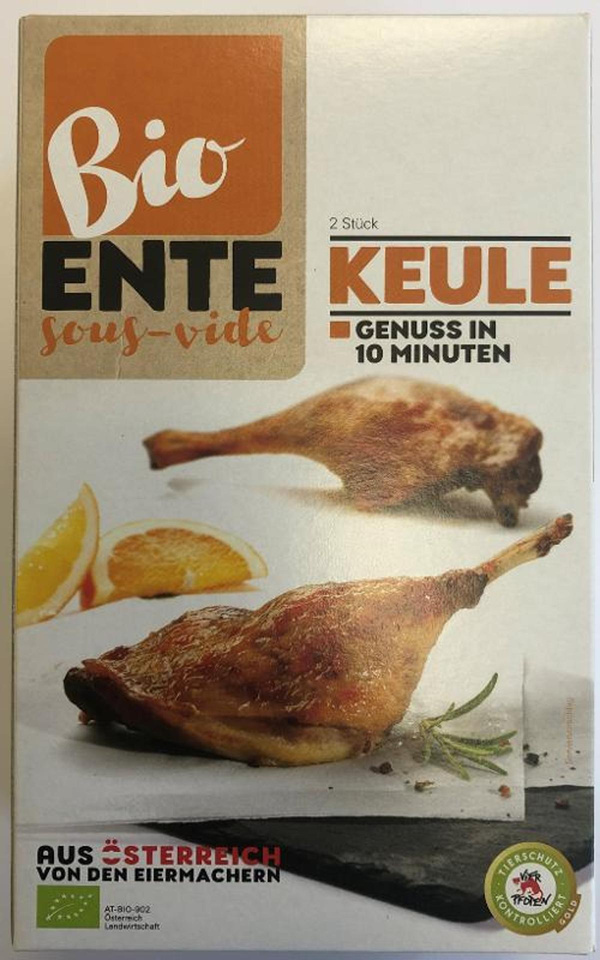 Produktfoto zu Entenkeule Sous-Vide 2 Stück, ca. 0,48kg
