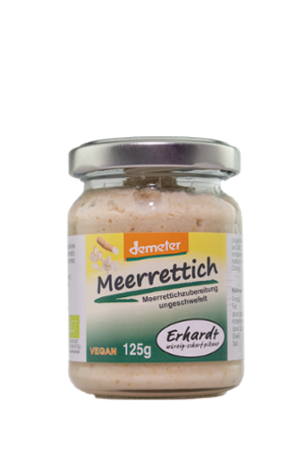 Produktfoto zu Meerrettich im Glas 125g