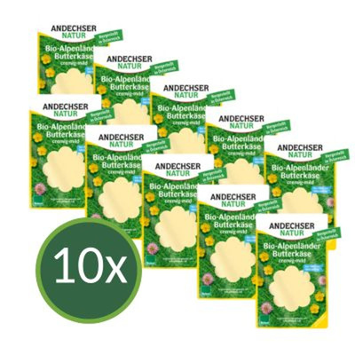 Produktfoto zu Butterkäse in Scheiben 10x150g