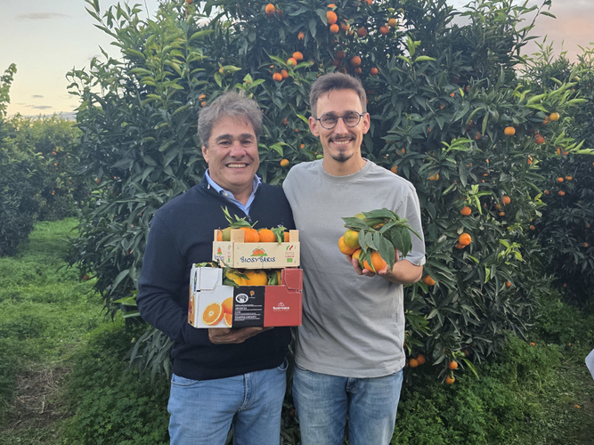 David Baumann mit Angelo Minisci