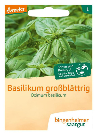 Produktfoto zu Basilikum großblättrig