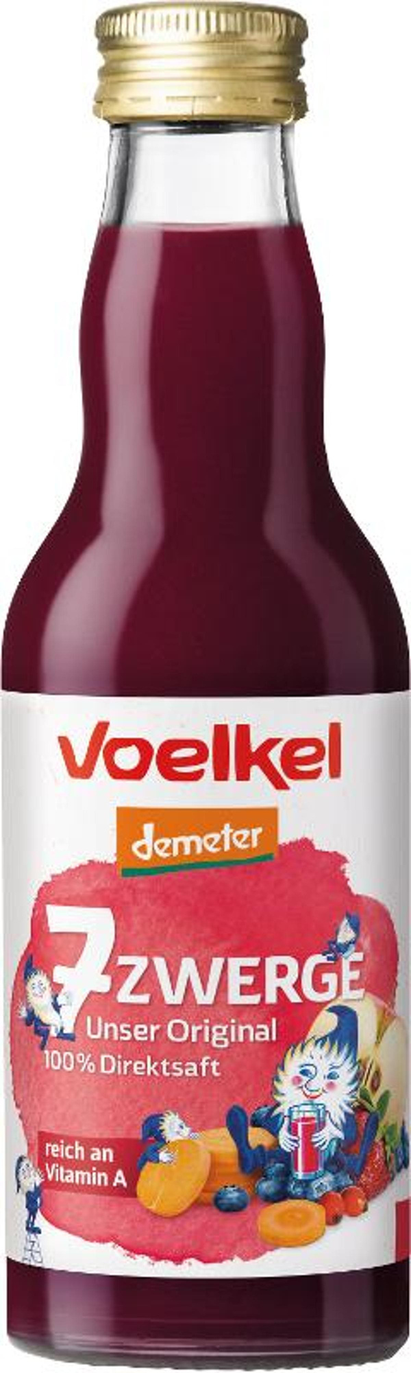 Produktfoto zu Kindersaft 7 Zwerge rot 0,2l