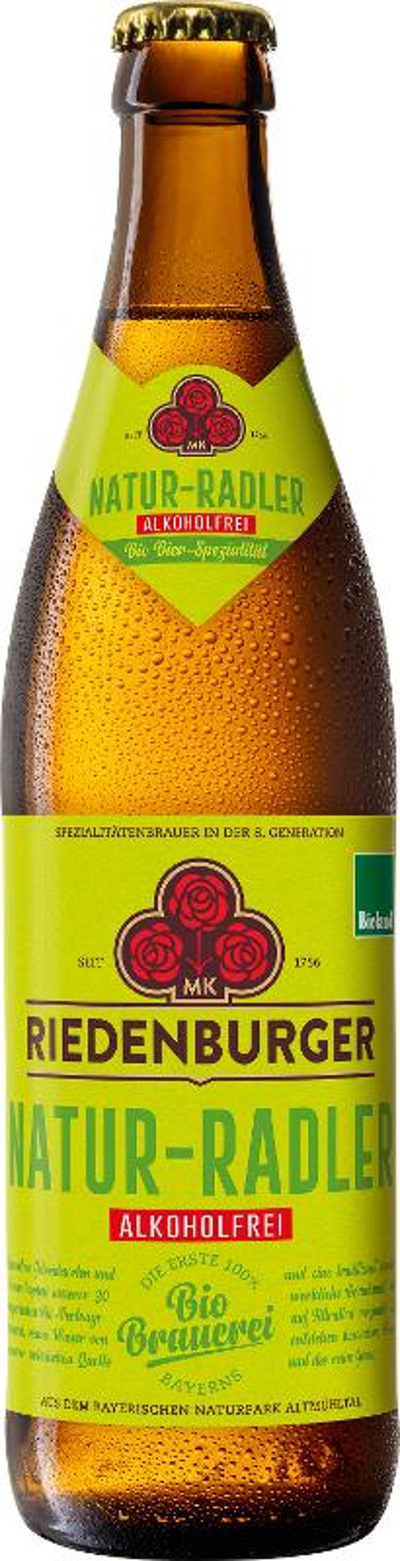 Produktfoto zu Riedenburger Radler alkoholfrei 10er Kiste