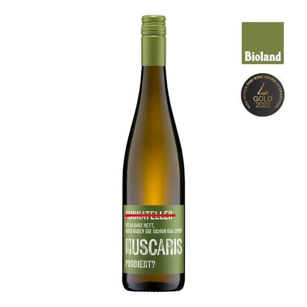 Produktfoto zu Muscaris feinherb weiß 0,75 l