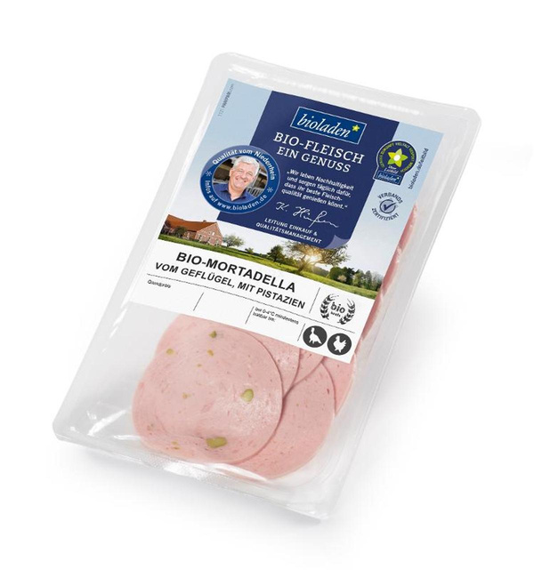 Produktfoto zu Geflügel-Mortadella Pistazie