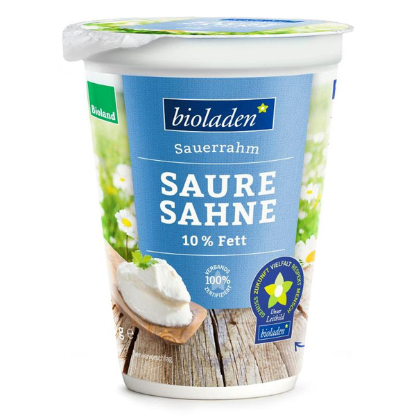 Produktfoto zu Saure Sahne 200g 10% bioladen