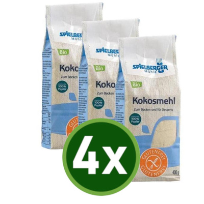 Produktfoto zu Kokosmehl 4x500g
