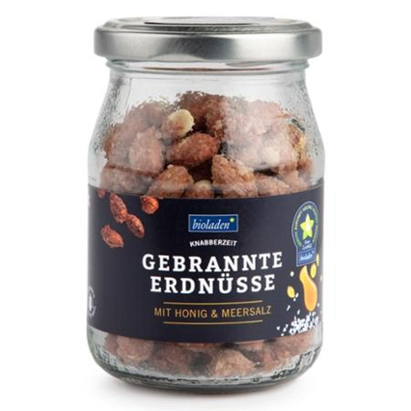Produktfoto zu Gebrannte Erdnüsse mit Honig & Salz, 125g