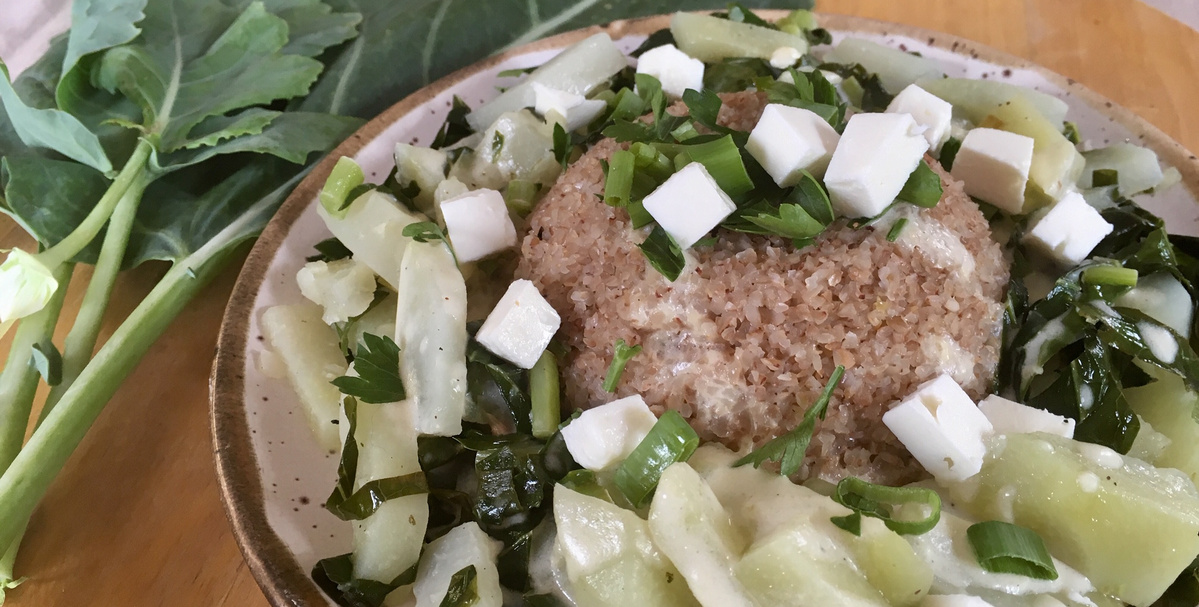 Bulgur mit Kohlrabigemüse 