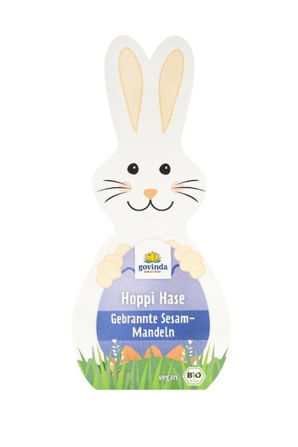 Produktfoto zu Hoppi Hase Sesam Mandeln 50g