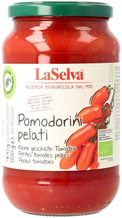 Produktfoto zu Pomodorini pelati, kl. geschälte Tomaten 550g