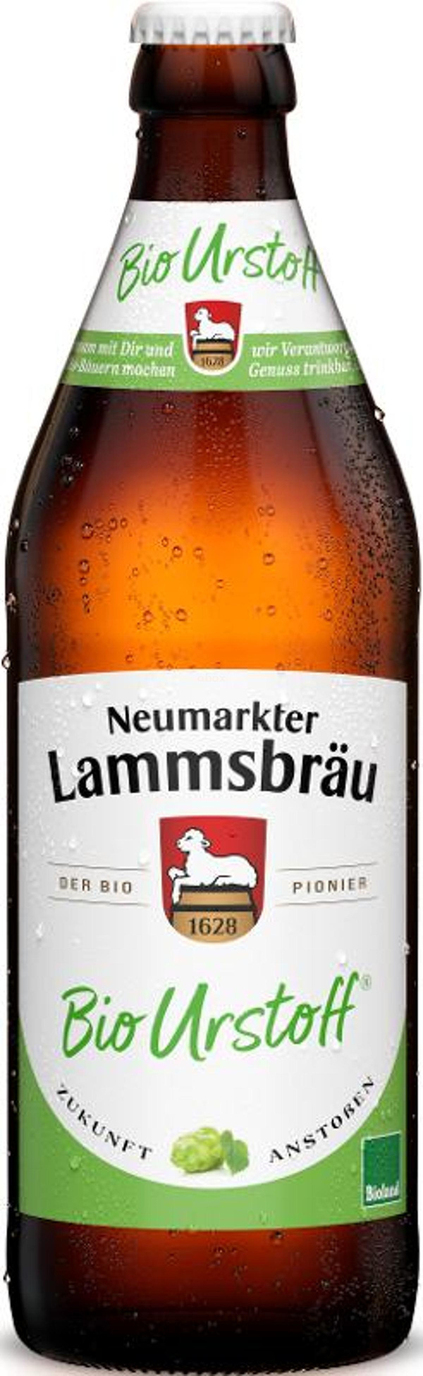 Produktfoto zu BIER URSTOFF hell  10 x 0,5L