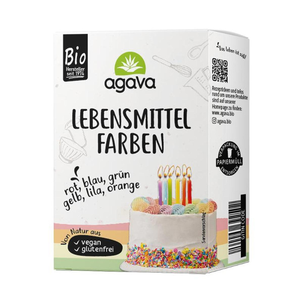 Produktfoto zu Lebensmittelfarben 6 Beutel