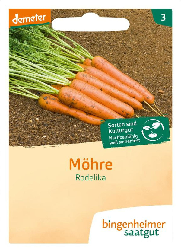 Produktfoto zu Saatgut Möhre spät Rodelika
