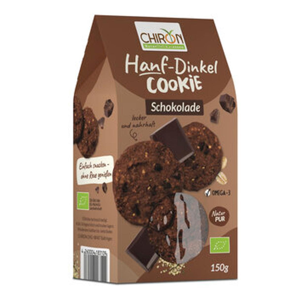 Produktfoto zu Hanf-Dinkel Cookie Schokolade 150g