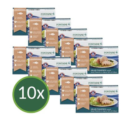 Produktfoto zu Thunfisch naturell 10x120g