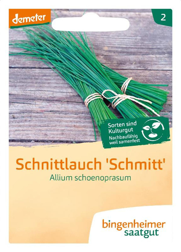 Produktfoto zu Saatgut Schnittlauch Schmitt