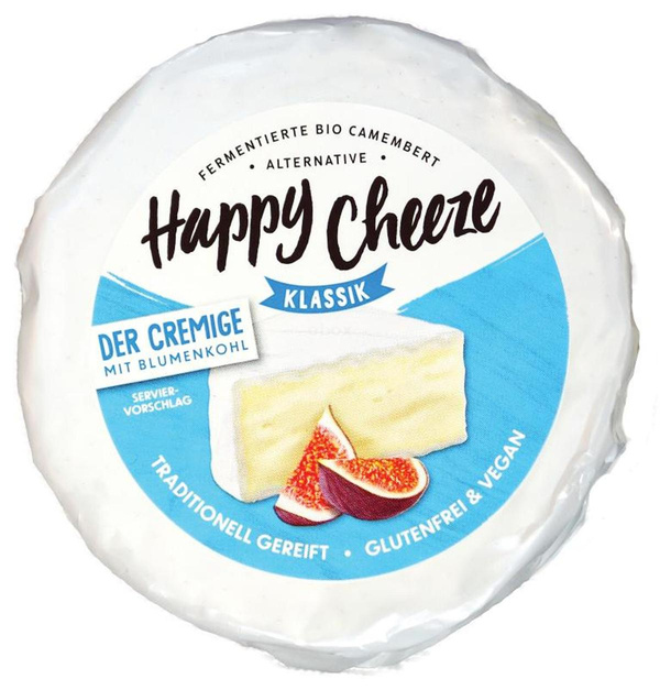 Produktfoto zu Creamy White - veganer Camembert
