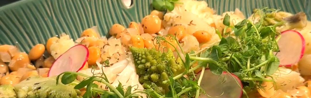 Blumenkohl Lupinos Salat