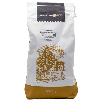 Produktfoto zu Roggenvollkornmehl 5kg