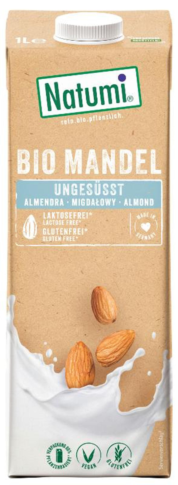 Produktfoto zu Mandeldrink Natural 1l Natumi