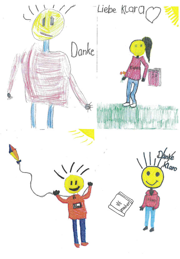 Dankeskarte der Grundschule Herzogenaurach