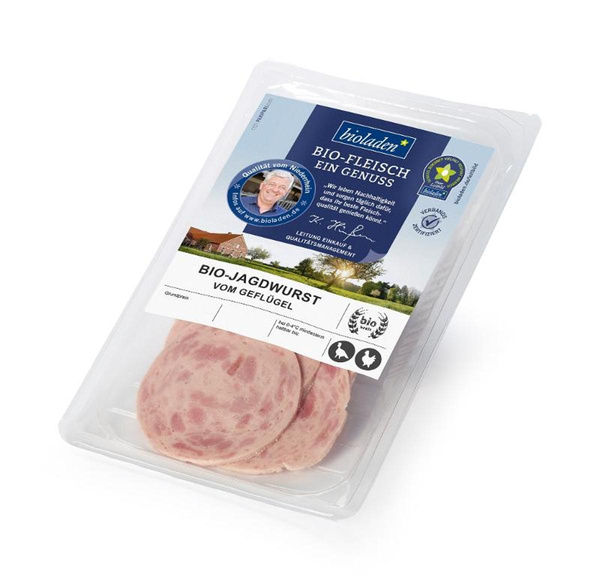 Produktfoto zu Geflügel Jagdwurst, Aufschnitt